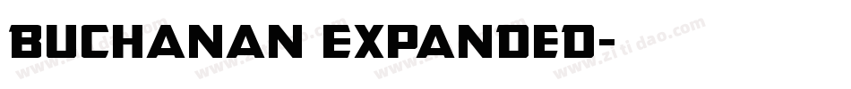 Buchanan Expanded字体转换